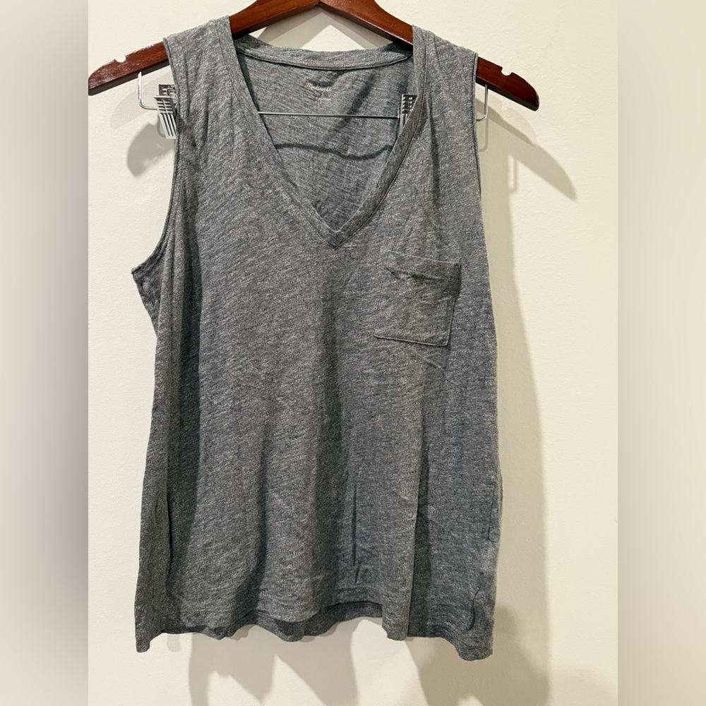 Madewell Gray Sleeveless Women's Top Size S